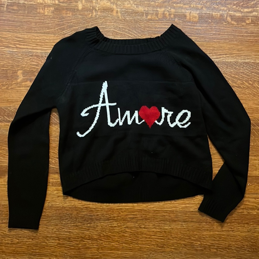 Crop Amore sweater
